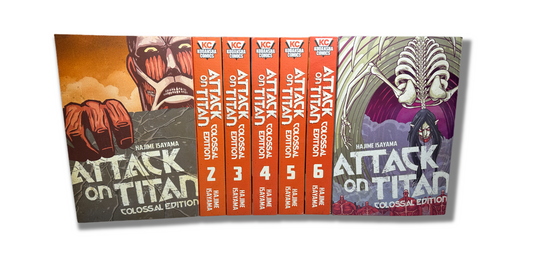 Attack On Titan Colossal Edition Volumes 1-7 Complete Set New English