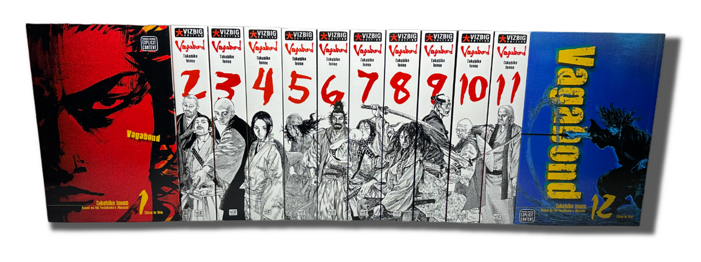 Vagabond (VIZBIG Edition) Volumes 1-12 Complete Manga Set New English