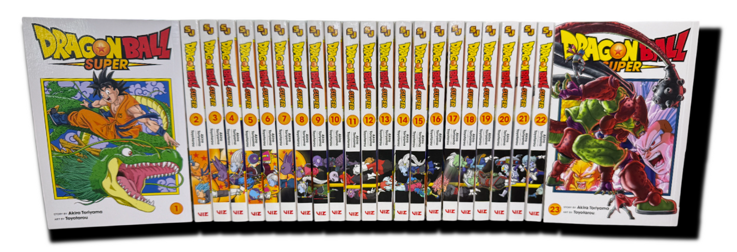 Dragon Ball Super Volumes 1-23 Complete Manga Set English New