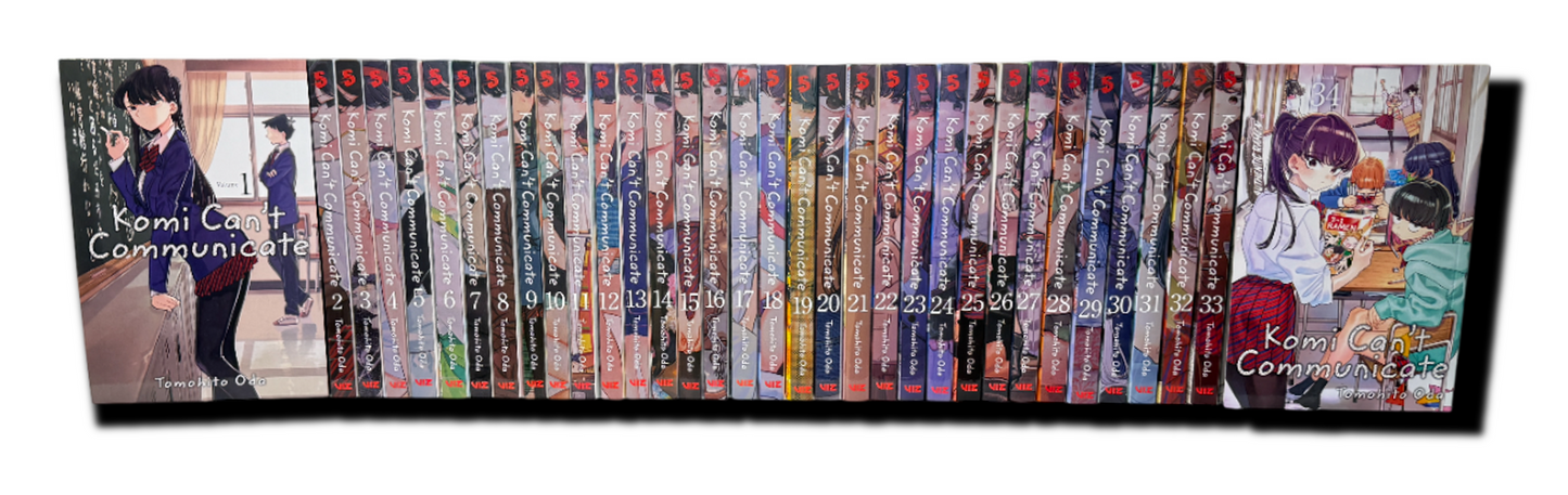 Komi Can't Communicate Volumes 1-34 Complete Set