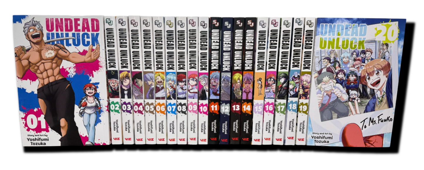 Undead Unluck Volumes 1-20 Complete Manga Set New English