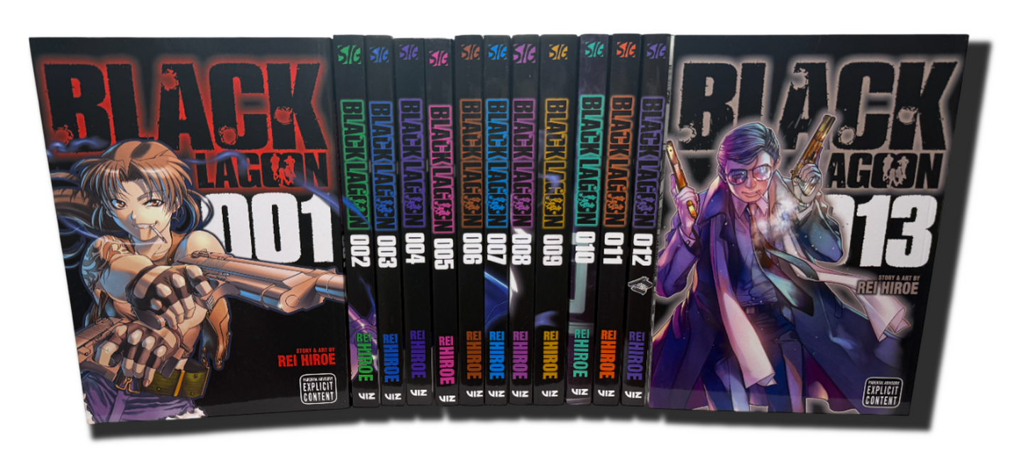 Black Lagoon Volumes 1-13 Complete Manga Set New English