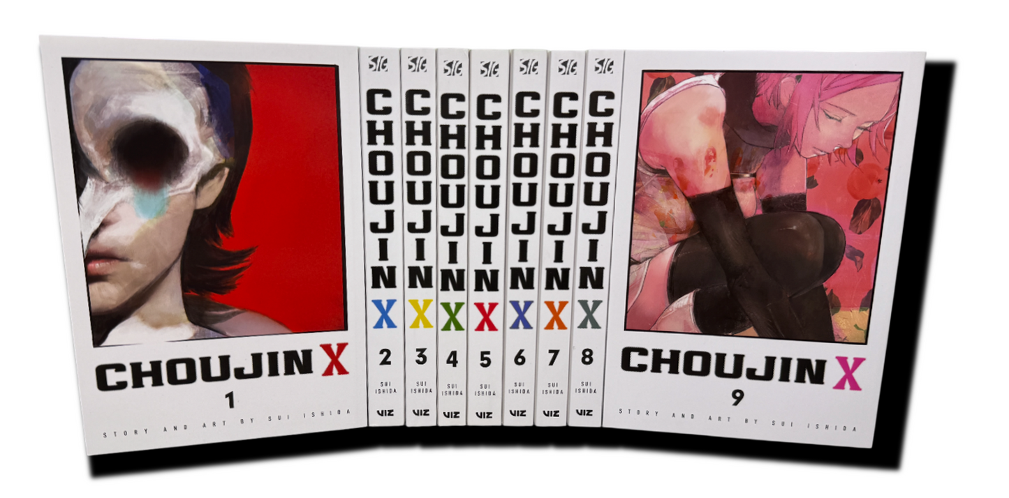 Choujin X Volumes 1-9 Complete Manga Set New English