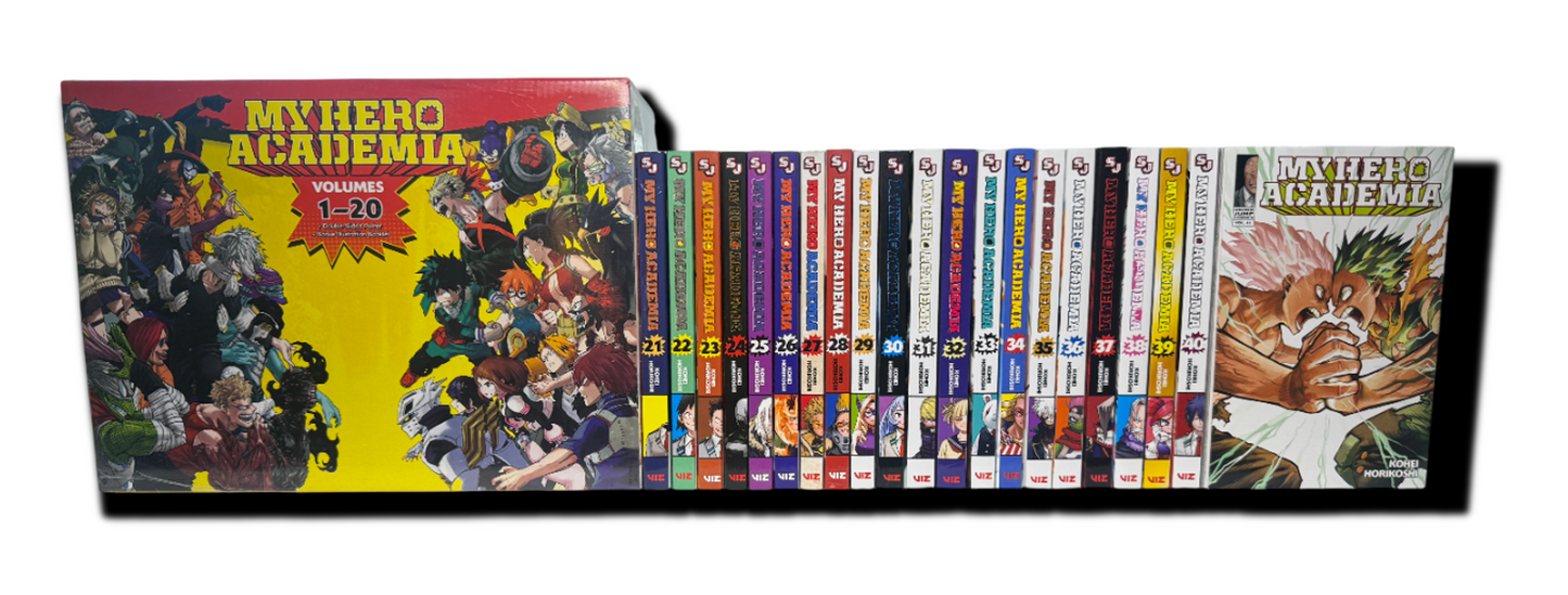 My Hero Academia Volumes 1-41 (Box Set 1 Included) Complete Set New English