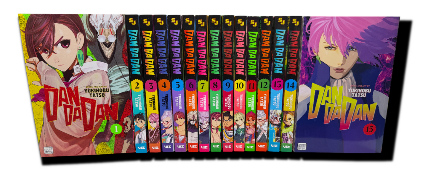Dandadan Volumes 1-15 Complete Manga Set New English