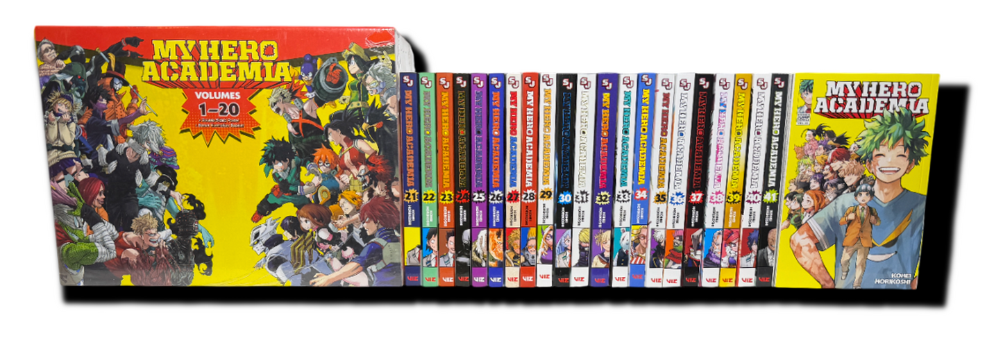 My Hero Academia Volumes 1-42 (Box Set 1 Included) Complete Set New English