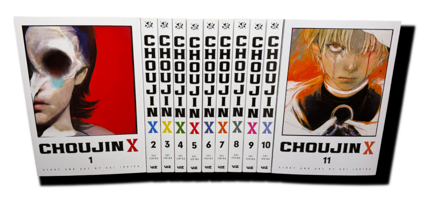 Choujin X Volumes 1-11 Complete Manga Set New English