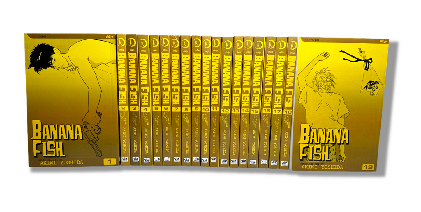 Banana Fish Volumes 1-19 Complete Manga Set