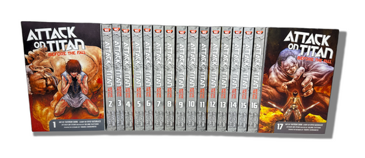 Attack on Titan Before The Fall Volumes 1-17 Complete Manga Set