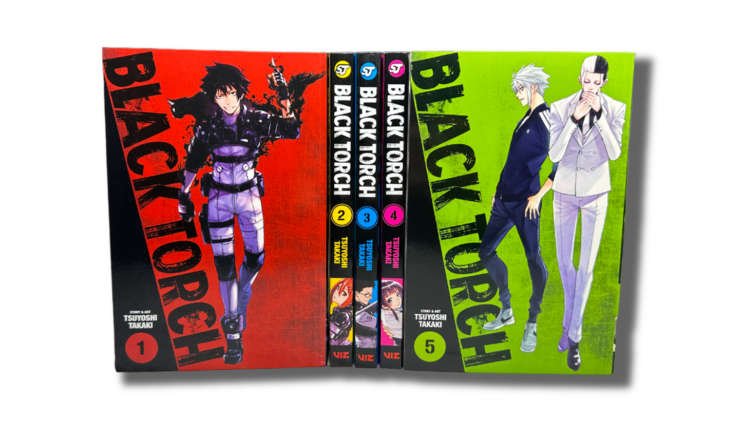 Black Torch Volumes 1-5 Complete Manga Set