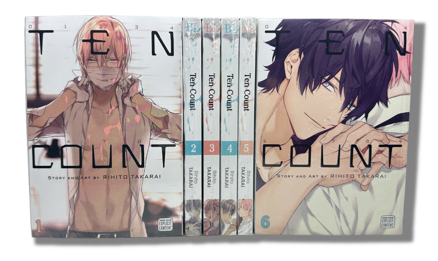 Ten Count Volumes 1-6 Complete Manga Set