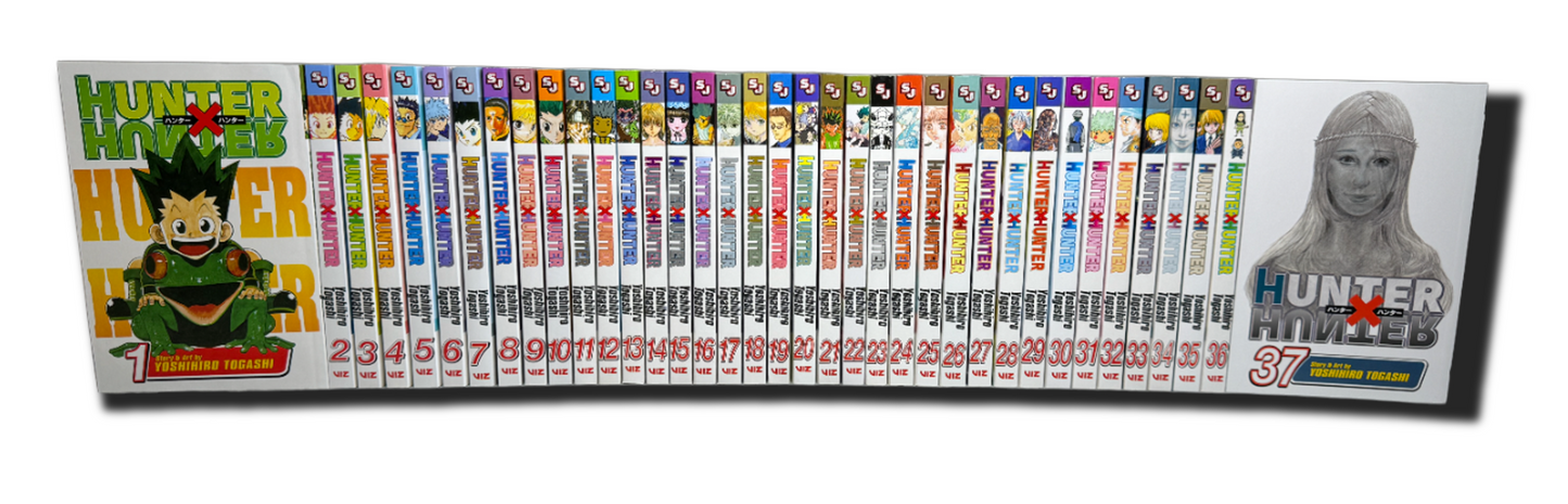 Hunter X Hunter Volumes 1-37 Complete Manga Set