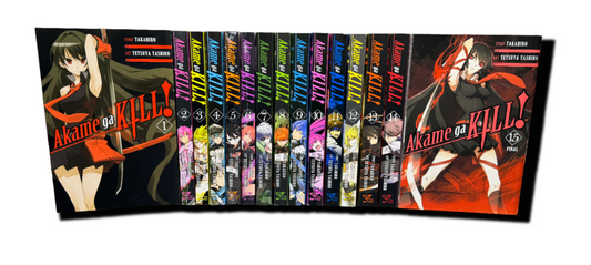 Akame Ga Kill! Volumes 1-15 Complete Manga Set