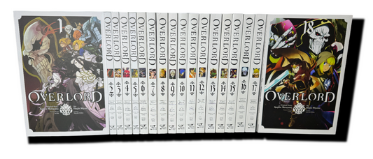 Overlord Volumes 1-18 Complete Manga Set