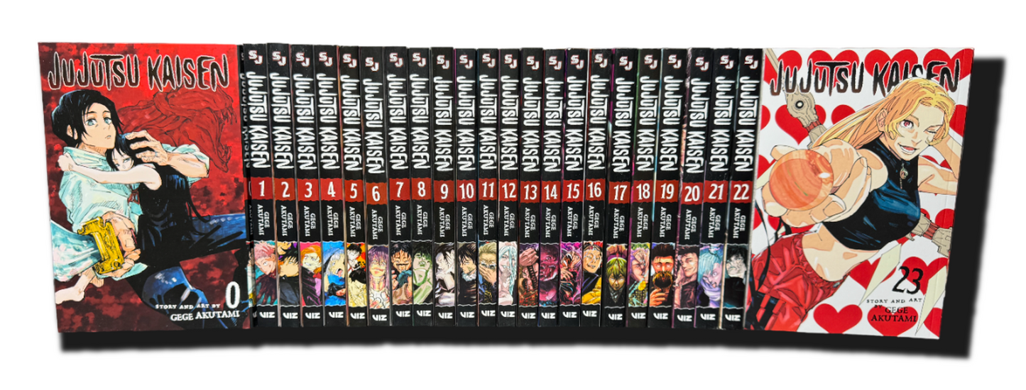 Jujutsu Kaisen Volumes 0-23 Complete Manga Set