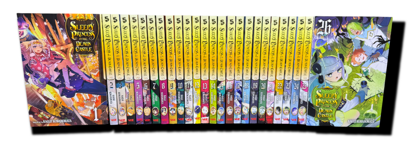 Sleepy Princess in the Demon Castle Volumes 1-26 Complete Manga Set