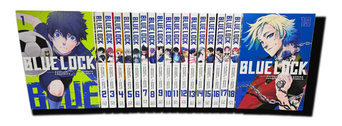 Blue Lock Volumes 1-19 Complete Manga Set English New