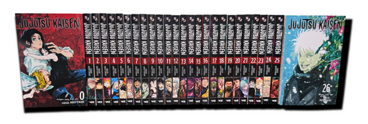 Jujutsu Kaisen Volumes 0-26 Complete Manga Set