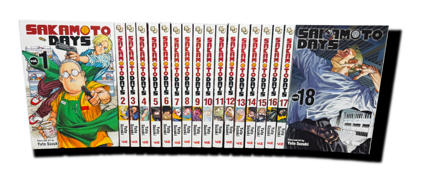 Sakamoto Days Volumes 1-18 Complete Manga Set New English