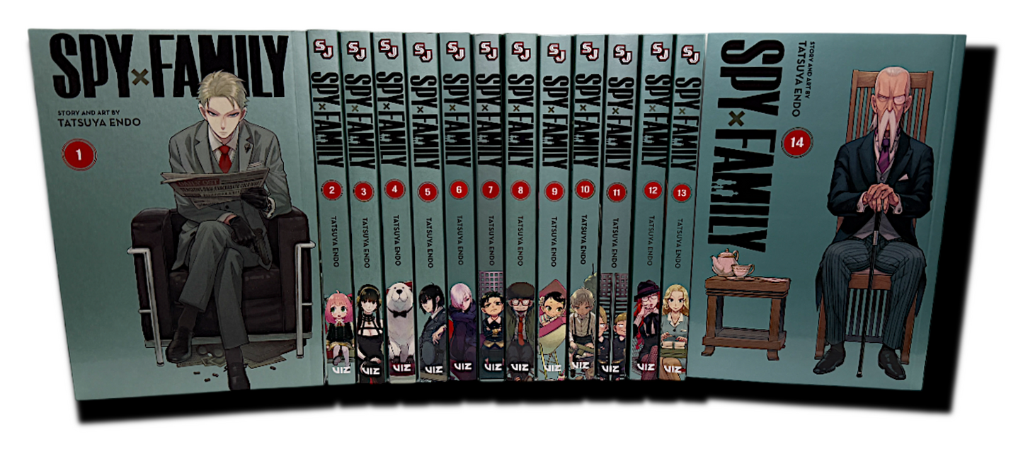 Spy X Family Volumes 1-14 Complete Manga Set New English