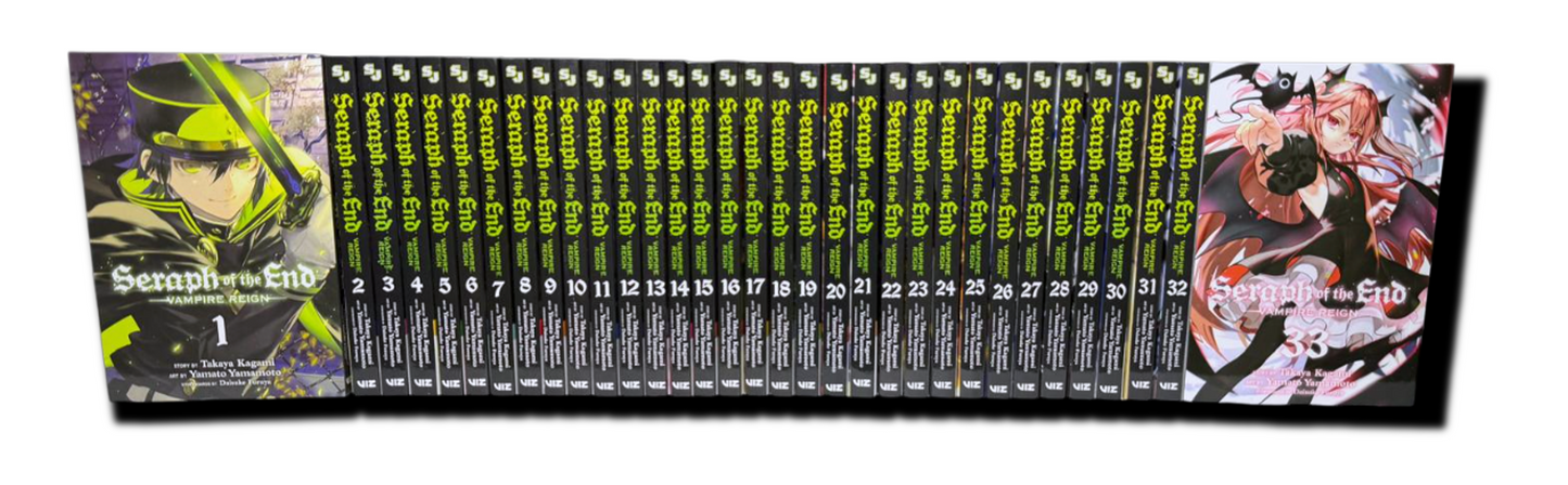 Seraph of the End Volumes 1-33 Complete Set New English