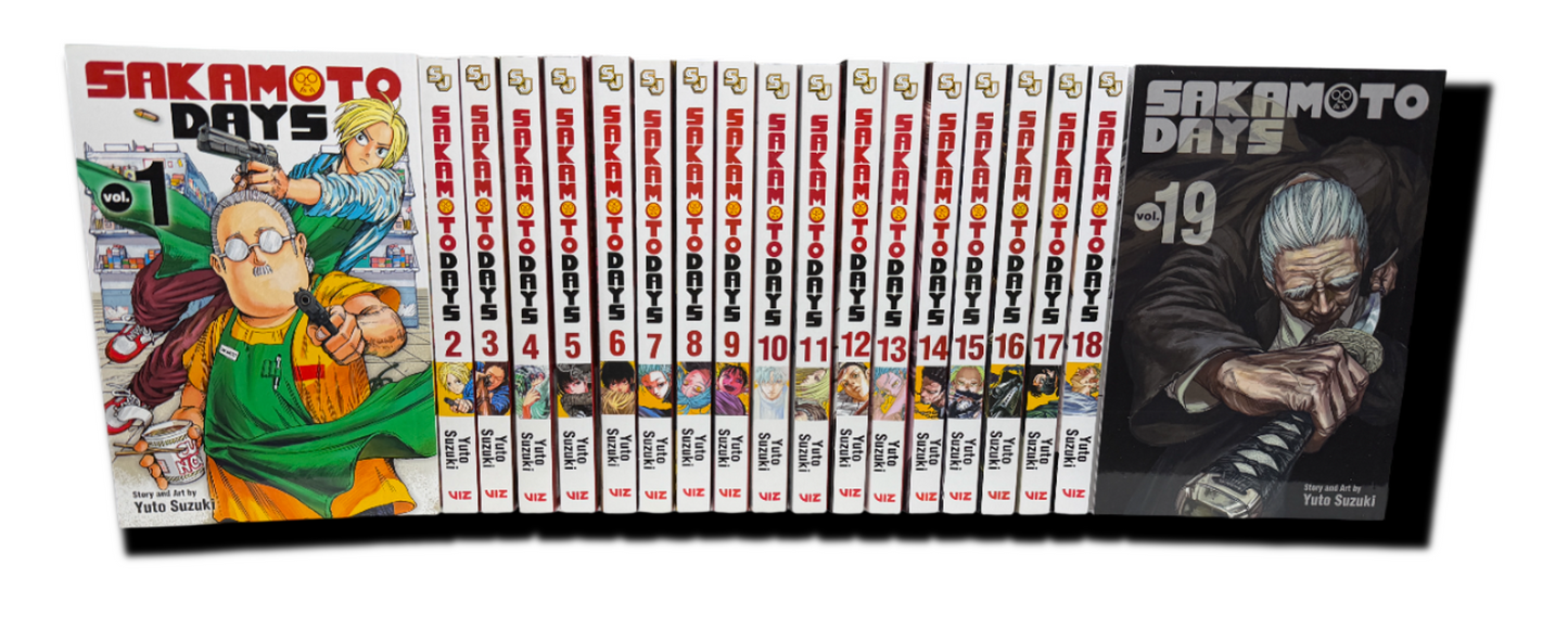 Sakamoto Days Volumes 1-19 Complete Manga Set New English