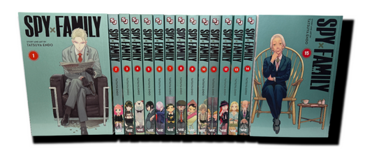 Spy X Family Volumes 1-15 Complete Manga Set New English