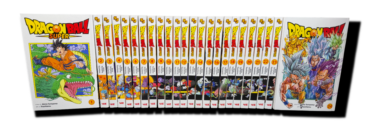 Dragon Ball Super Volumes 1-24 Complete Manga Set English New