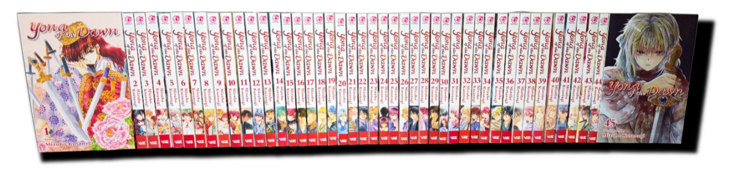 Yona of the Dawn Volumes 1-45 Complete Manga Set