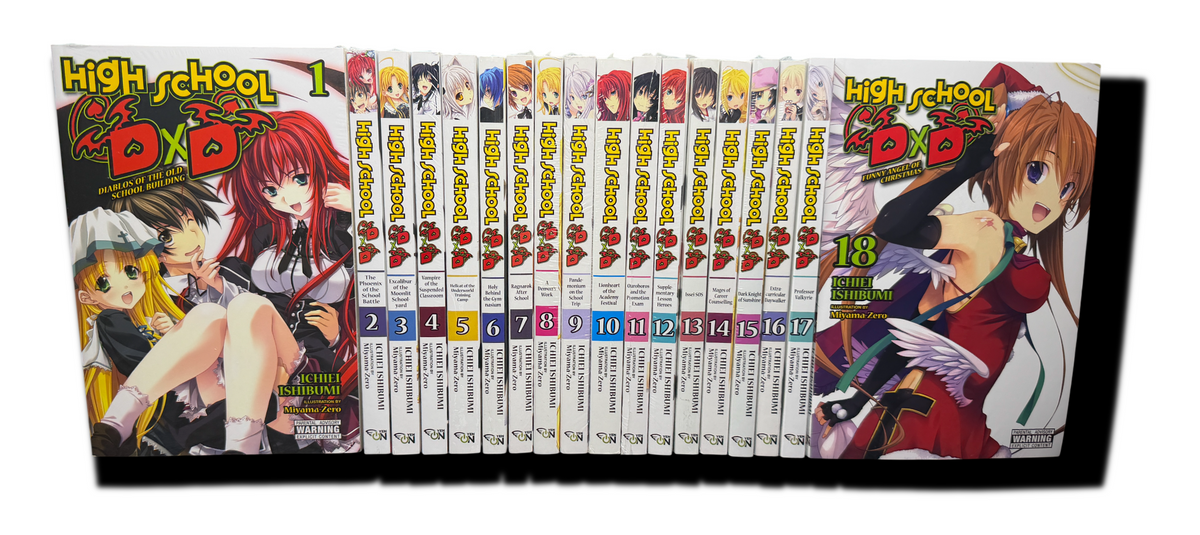 High School Dxd Light Novel Volumes 1-18 Complete Set New English