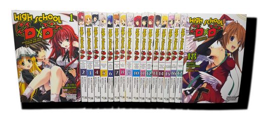 High School Dxd Light Novel Volumes 1-18 Complete Set New English